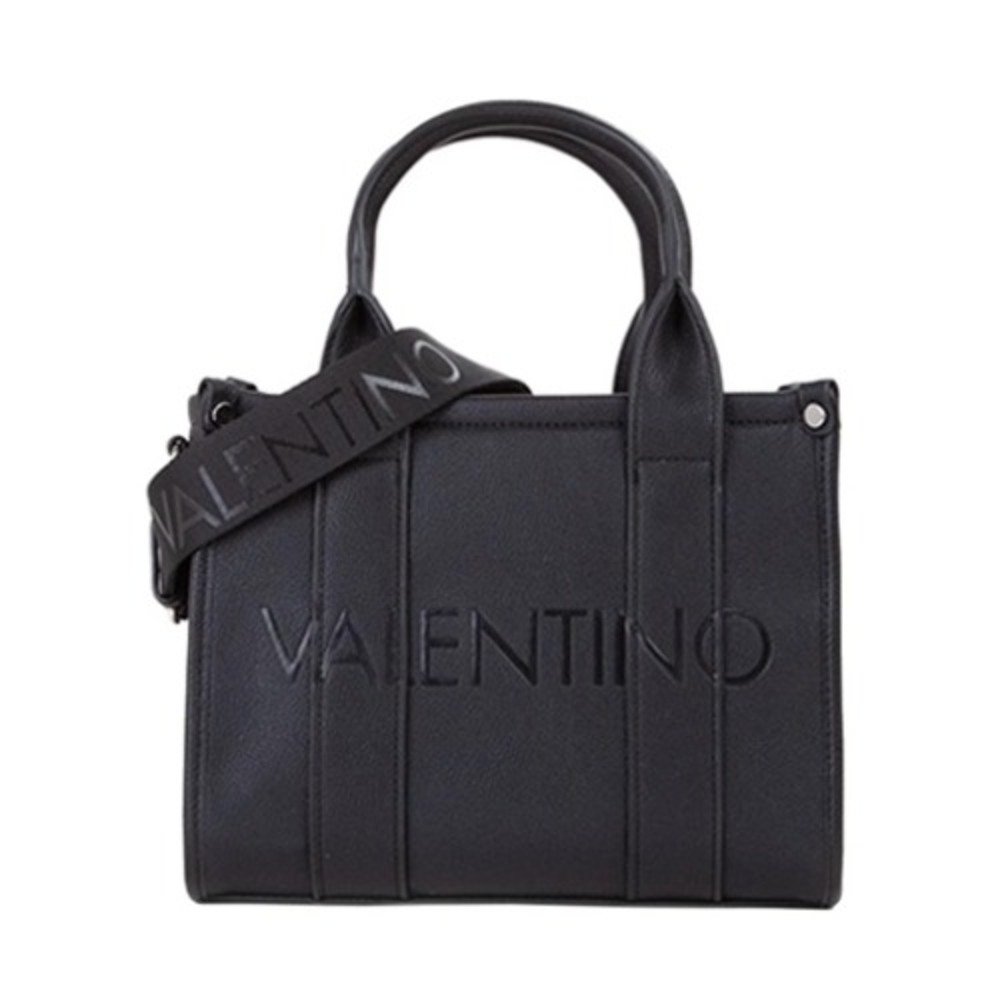 NEW Mario Valentino Syria Black Mini Tote Crossbody Quiet Luxury Satchel Bag - Picture 14 of 15